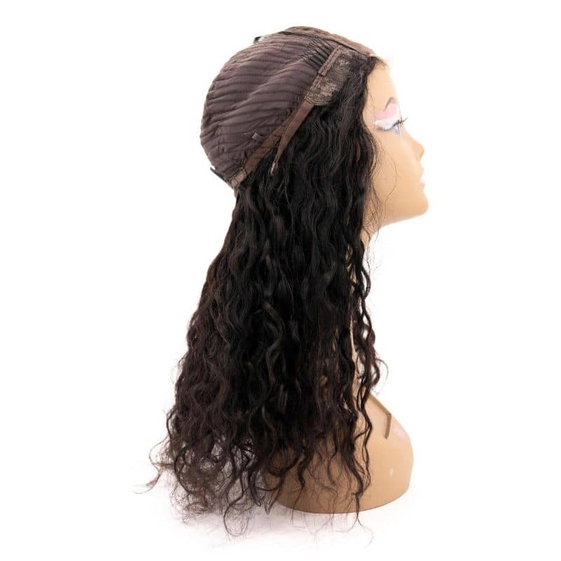 Messy Curl 4x4 Transparent Closure Wig