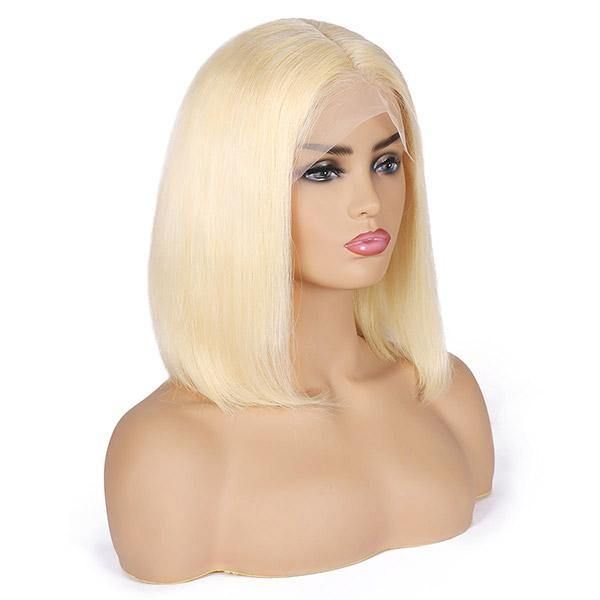 Blonde straight Bob wig