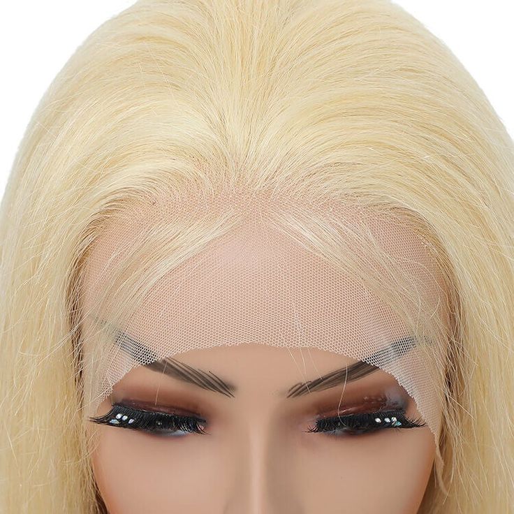 Blonde straight Bob wig