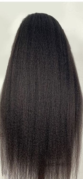 Kinky Straight 4x4 closure wig